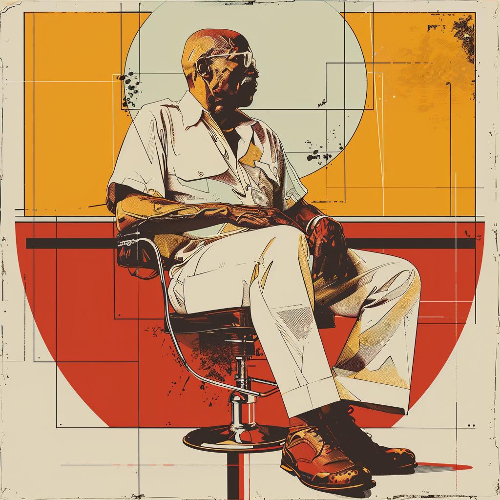 bald  African  American  poster  movie  Norman  Rockwell  vintage  artwork  culture 923769