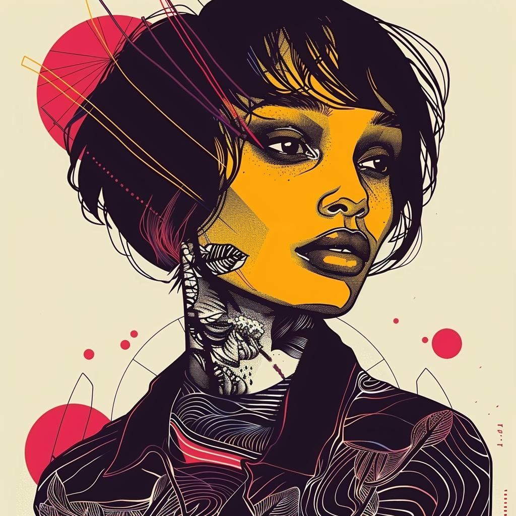 PopArt  Kerry  Washington  tattoo  portrait  digital  artwork  female  statement  art 938756