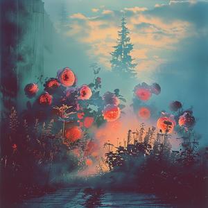 garden  dead  chromolithography  art  scene  landscape  abstract  dark  mood  color 1053769