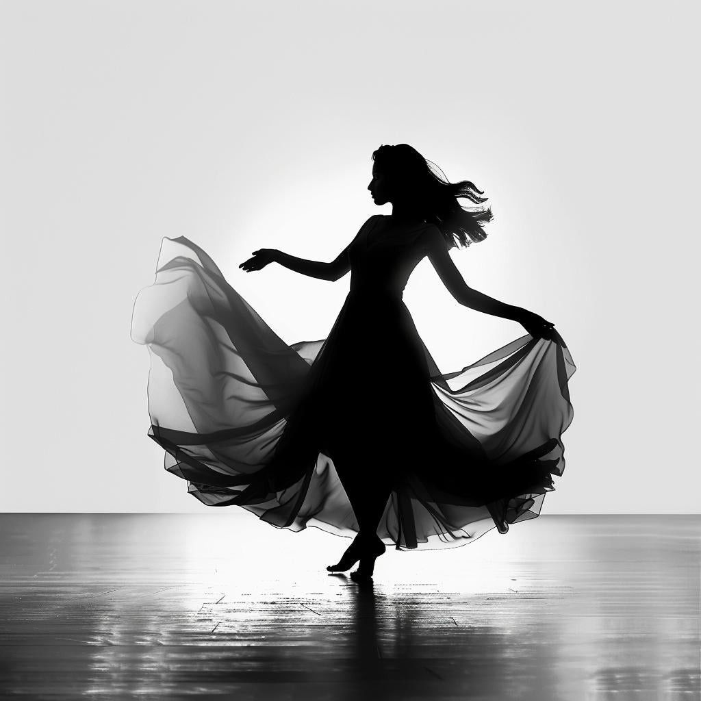 dance  silhouette  woman  dress  white  movement  elegance  artistic  barefoot  graceful 953976