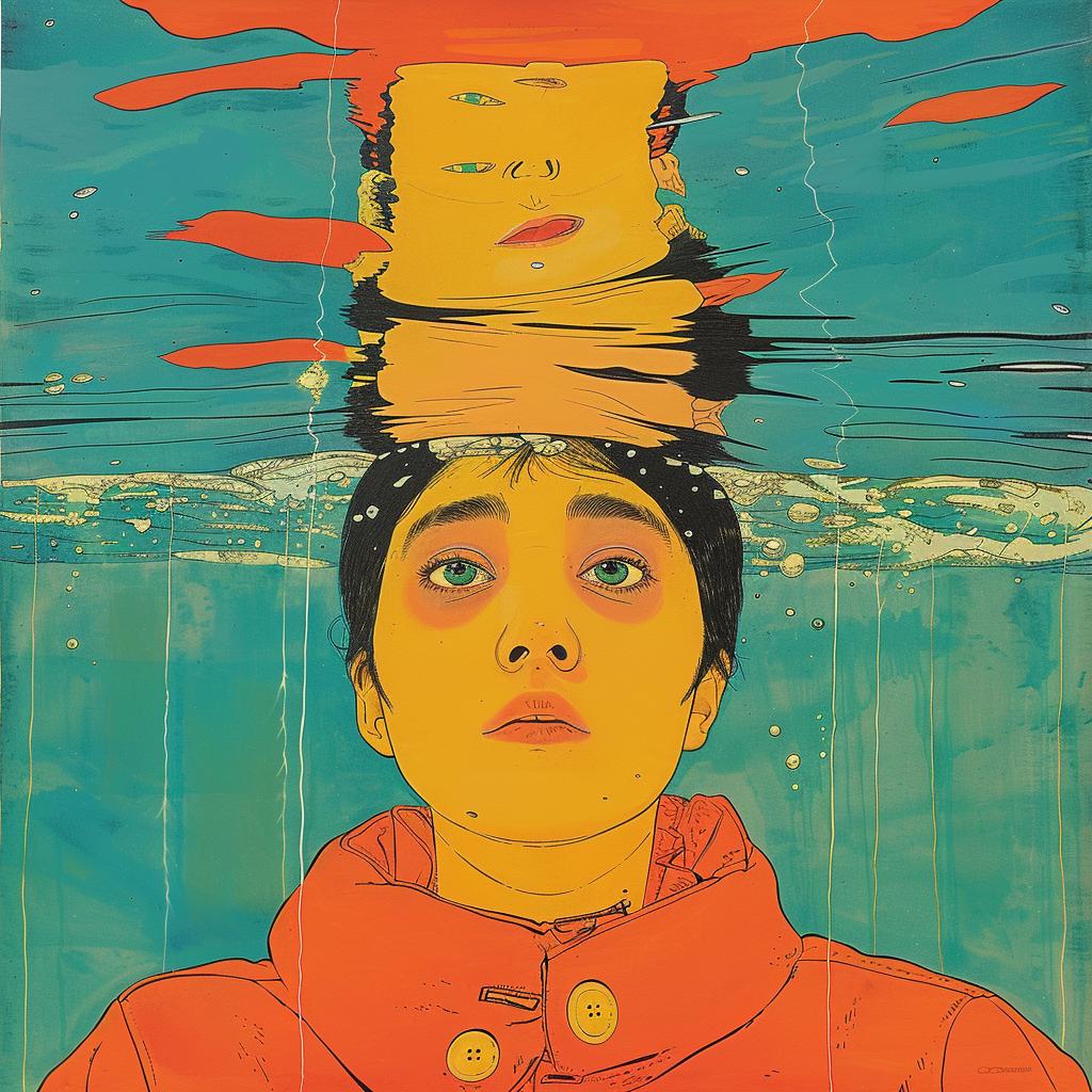 surreal  painting  woman  underwater  colorful  creative  latina  Joan  Cornella  depth 1016897