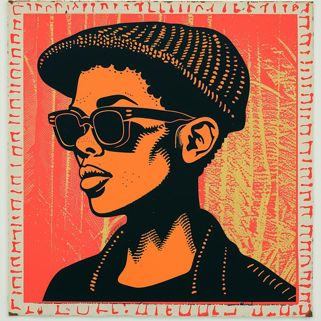 aggressive  urban  anthropomorphic  character  minimalist  streetwear  hat  sunglasses  graphic  poster 949846