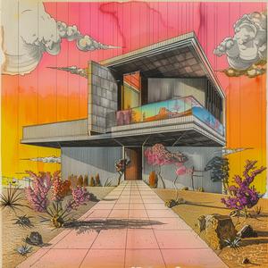 painting  house  sign  black-and-white  color  flowers  sunset  Frank  Lloyd  Wright 1036537