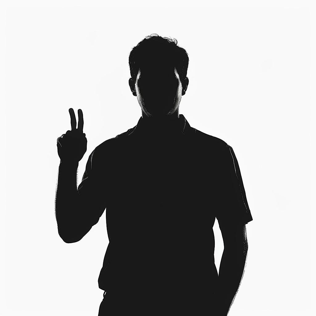 silhouette  man  peace  sign  language  illustration  black  gesture  portrait  minimal 954105