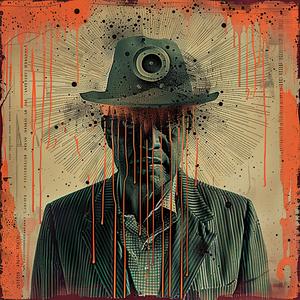 man  hat  suit  gun  illustration  symbolism  bold  character  design  art 1038884