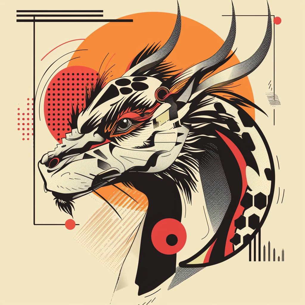 dragon  hybrid  red  orange  background  fantasy  mythical  creature  imaginative  art 939590