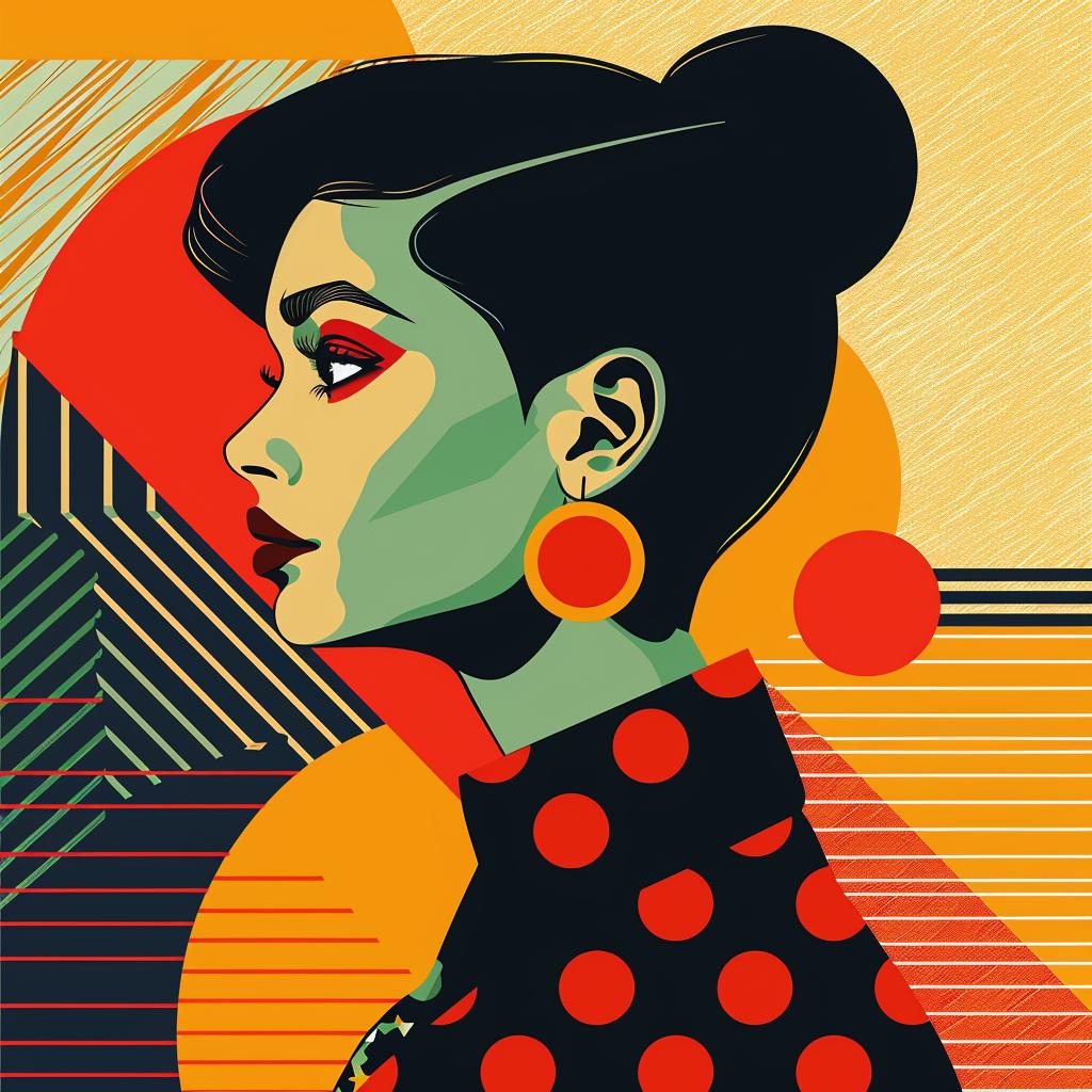 abstract  illustration  minimalist  portrait  elegance  geometric  colorful  stylish  bold  elegant 929368