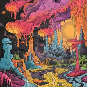 psychedelic  landscape  colorful  surreal  abstract  chaotic  vibrant  dreamlike  creative  symbolist 1078119