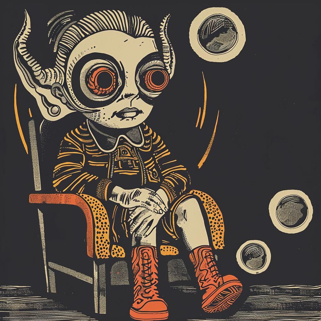high  fashion  cartoon  character  introspective  spiritual  occult  art  design  concept 933461