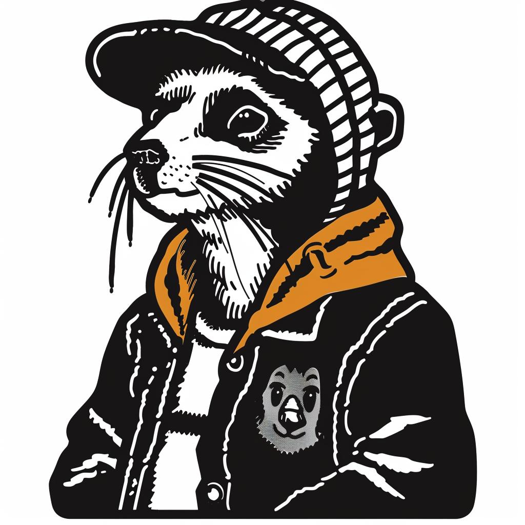 meerkat  jacket  hat  anthropomorphic  aggressive  minimal  streetart  character  urban  culture 959228
