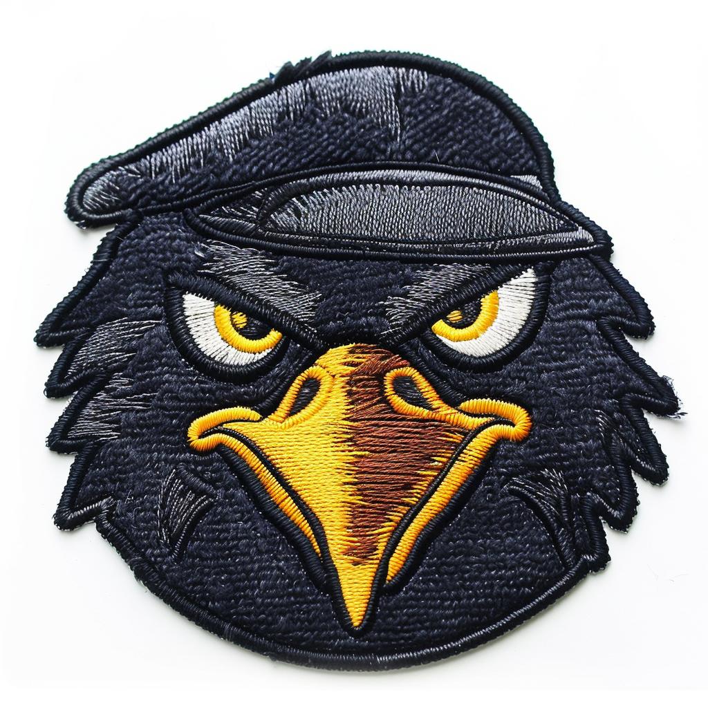 raven  patch  angry  hat  streetwear  chenille  contrast  stitches  simple  culture 954867
