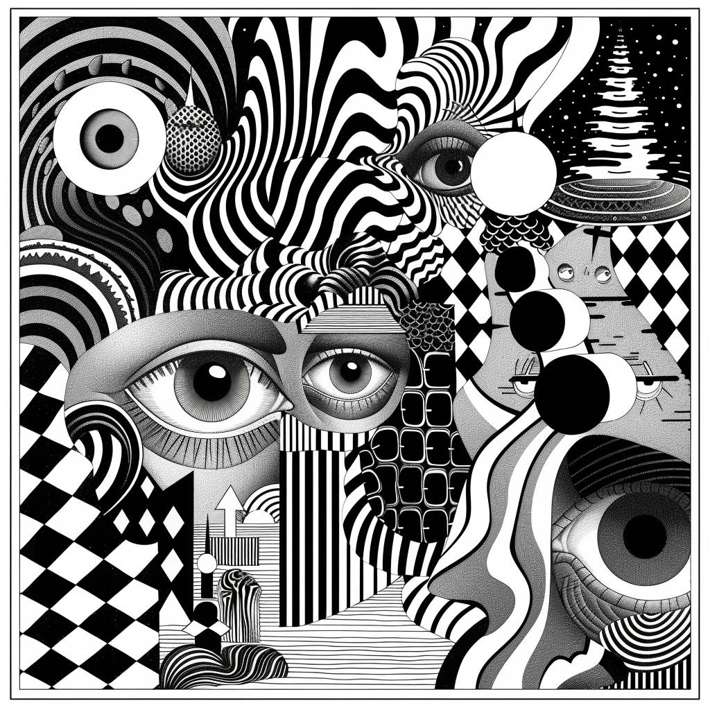 album  cover  eye  black  white  vector  collage  graphic  design  art 918327
