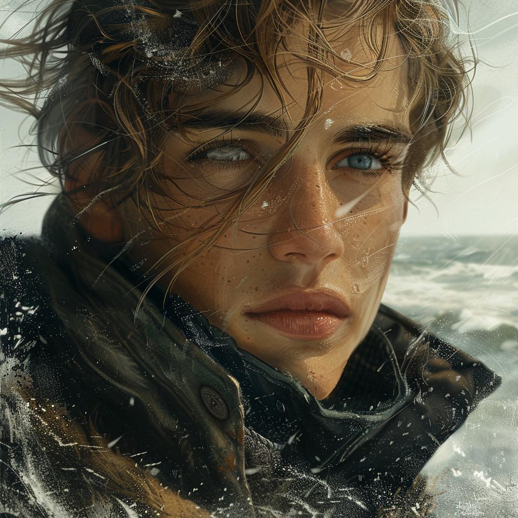 illustration  digital  coastline  boy  longing  ocean  portrait  detailed  expressive  nature 936827