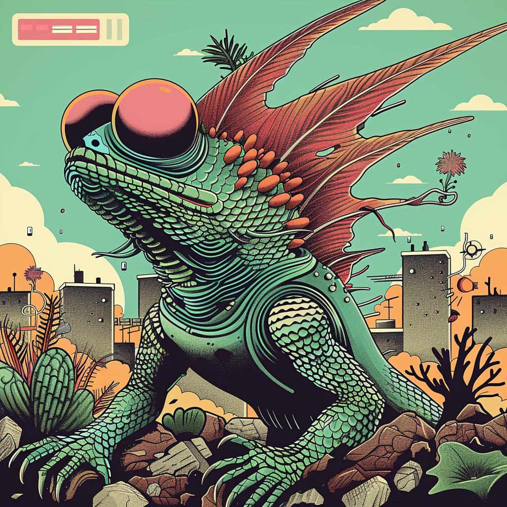 creature  lizard  sunglasses  illustration  character  design  artwork  fantasy  funny  cartoon 946616