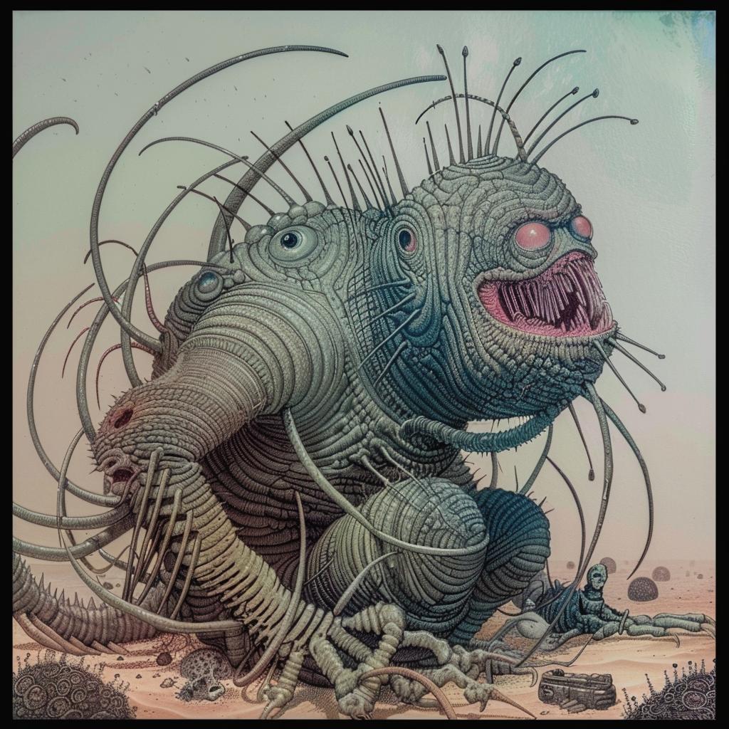 monster  tentacles  face  drawing  fantasy  horror  creative  surreal  weird  illustration 947278
