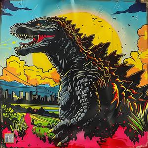 godzilla  poster  city  background  illustration  monster  art  scary  design  action 1037411