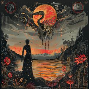 album  cover  moon  stars  chromolithography  artwork  design  colorful  music  illustration 1059028