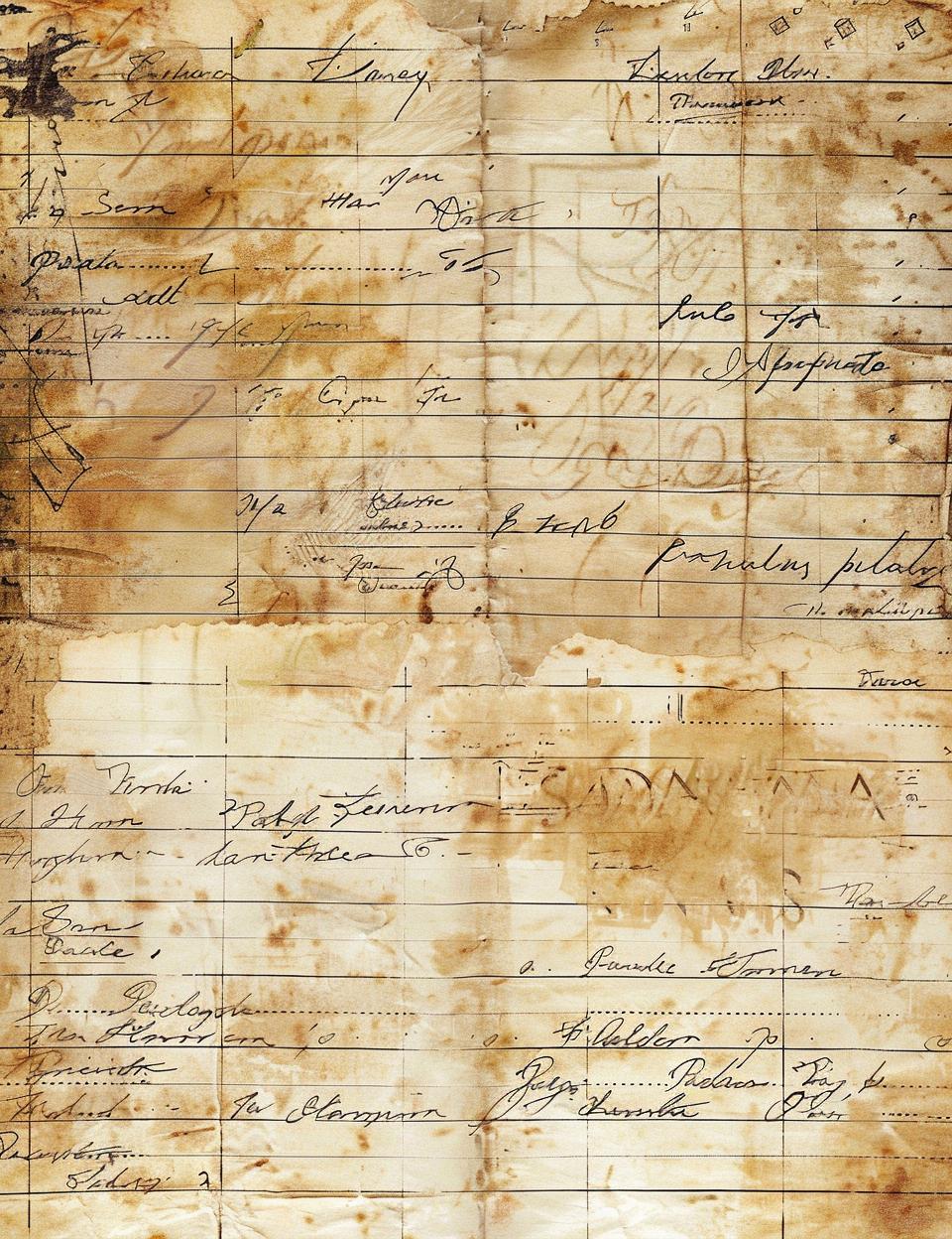 old  paper  writing  document  vintage  scrawled  background  ledger  texture  form 962181