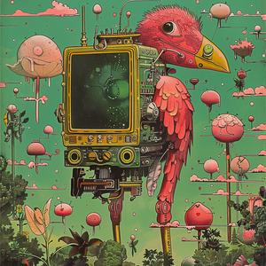 bird  computer  painting  chromolithography  modern  colorful  surreal  nature  conceptual  whimsy 1060050