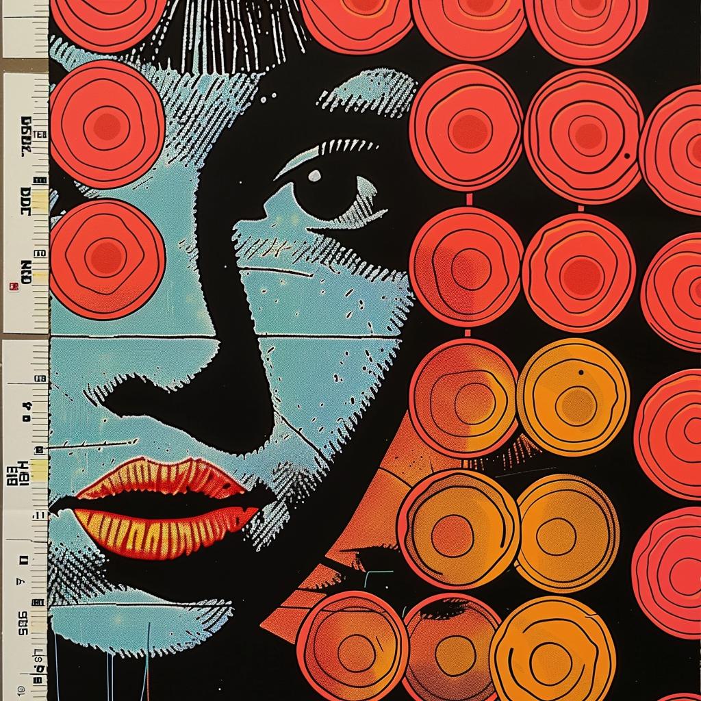 colorful  woman  abstract  impressionism  collage  graphic  design  face  circles  art 968474