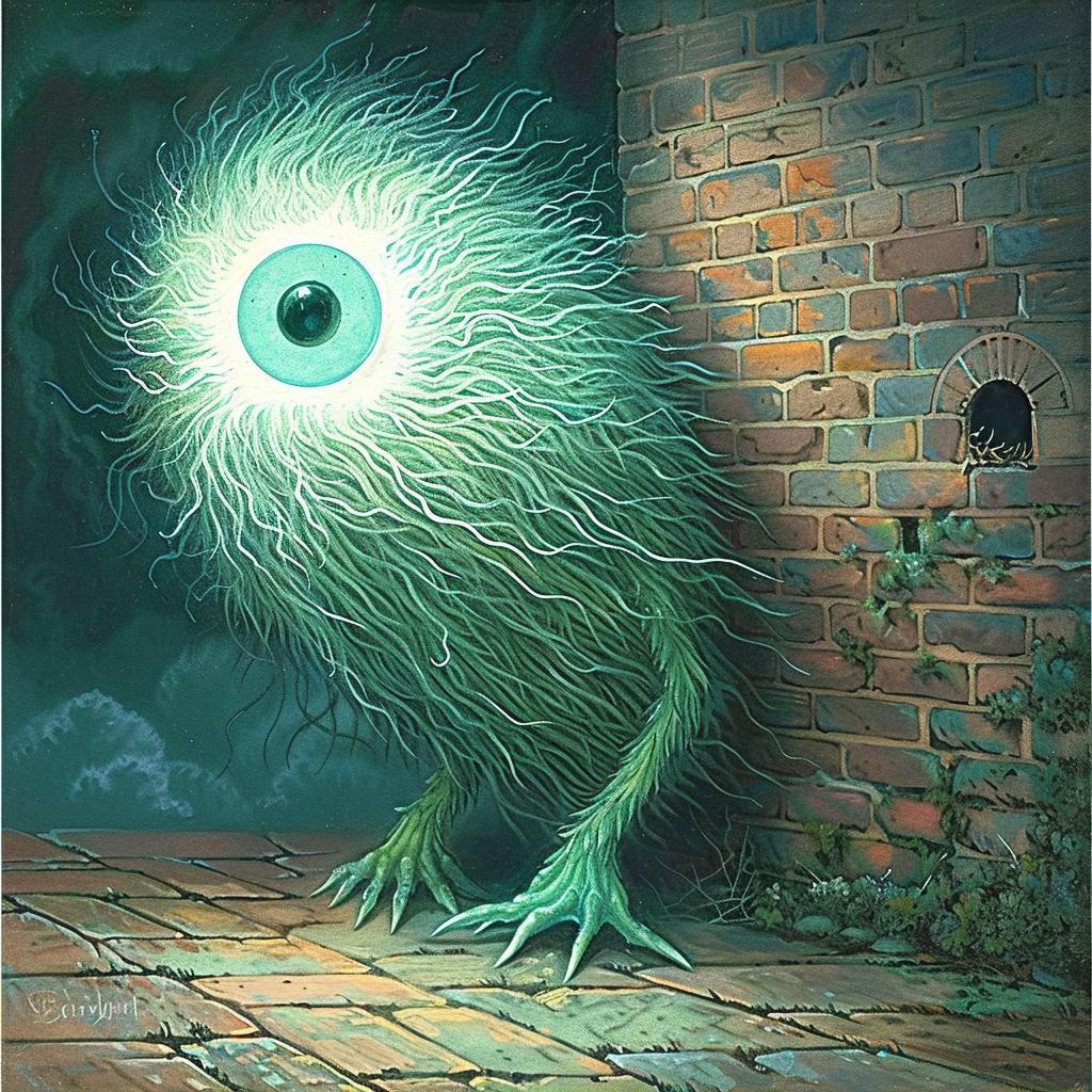 monster  canvas  horror  big  eyes  dark  surreal  creature  whimsical  imaginative 948239