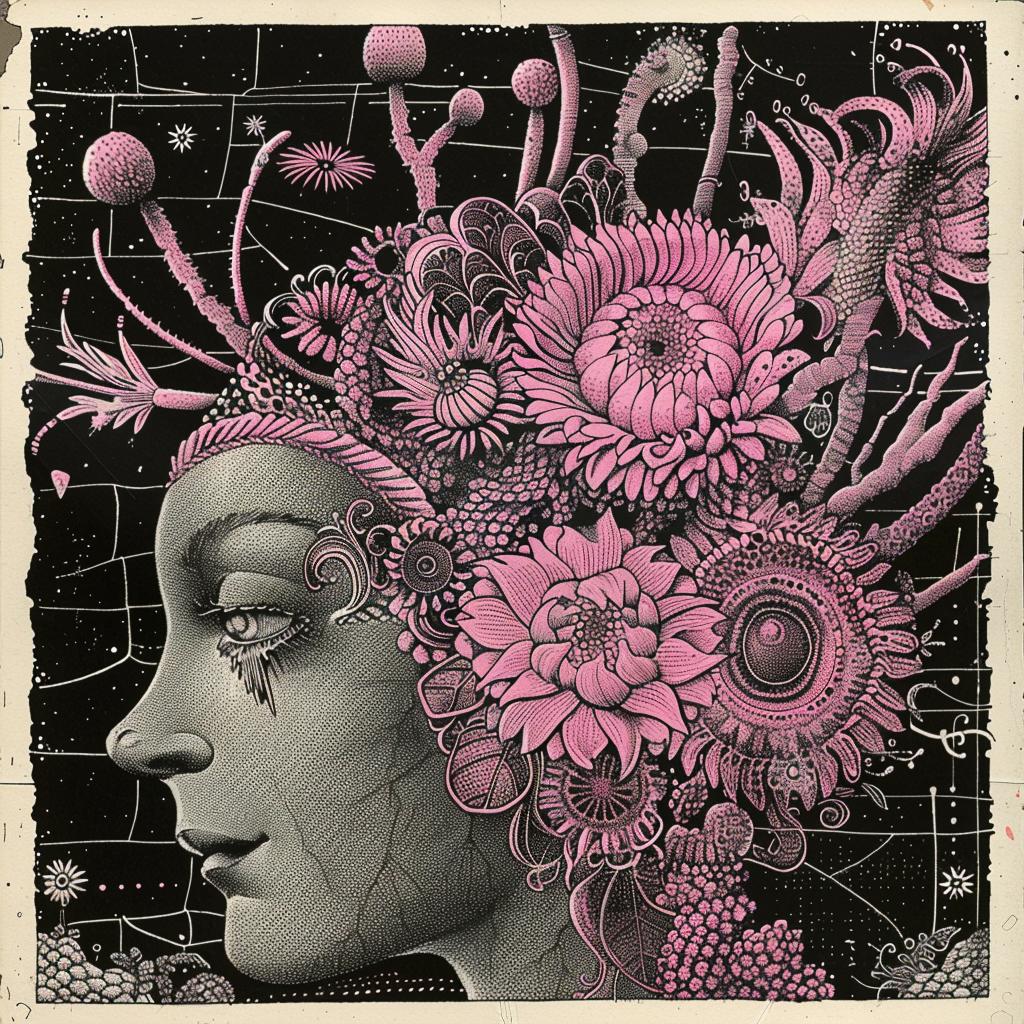 dada  surreal  woman  flowers  creative  Japanese  Ukiyo-e  whimsical  nature  beauty 916210