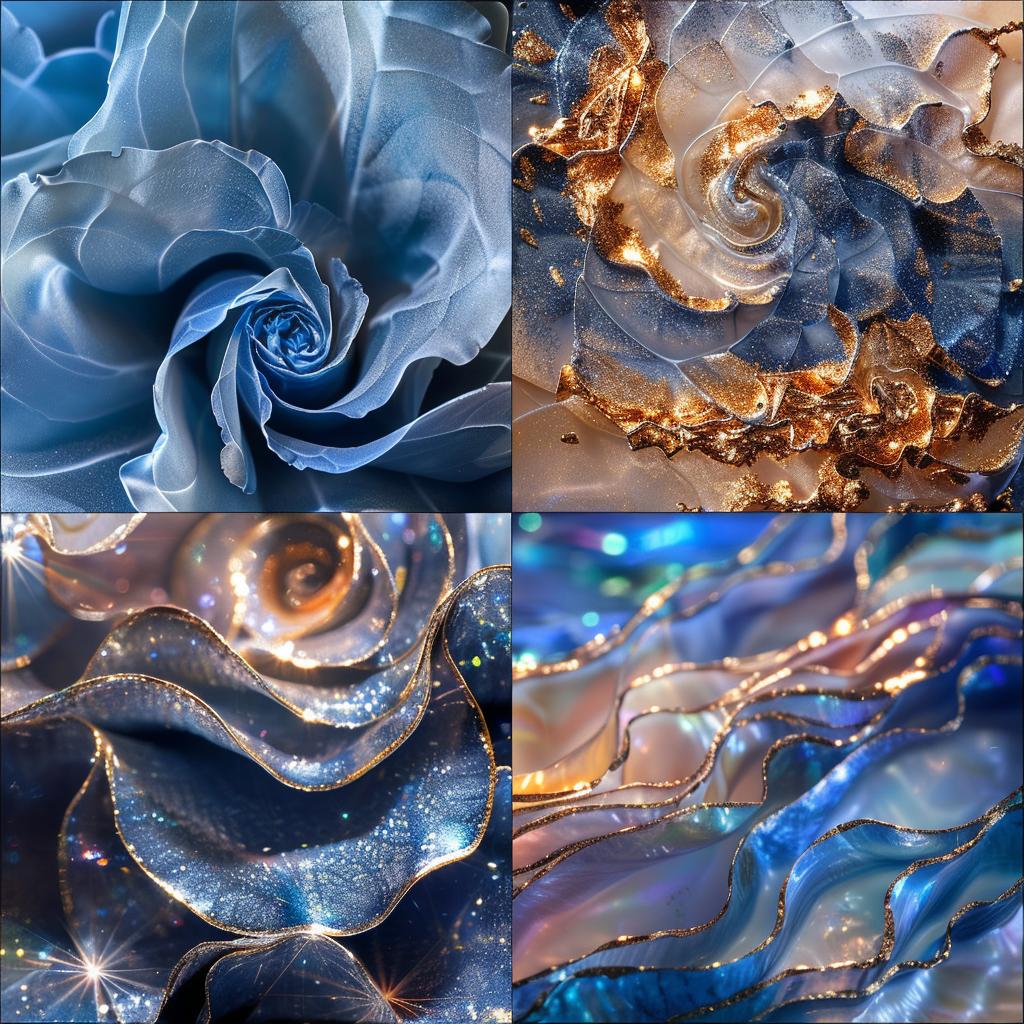 collage  blue  gold  flowers  sapphire  iridescent  snowflakes  mother-of-pearl  opalescent  Rauschenberg 1017046