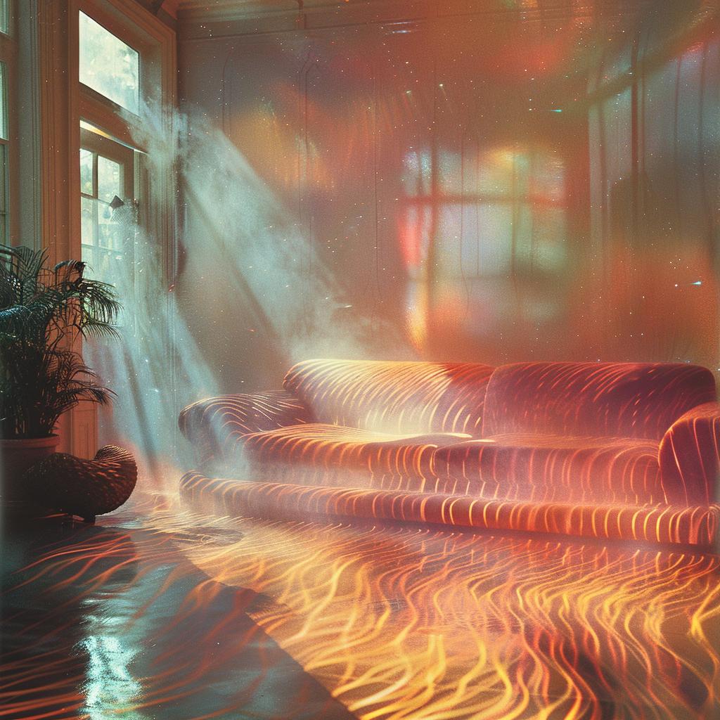 pulsar  waves  double  exposure  surreal  glow  lighting  natural  colors  NYC 1026783