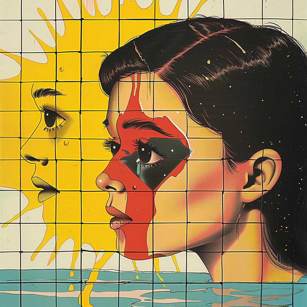 poster  woman  sun  creative  surreal  colorful  display  artistic  visual  Joan 977722