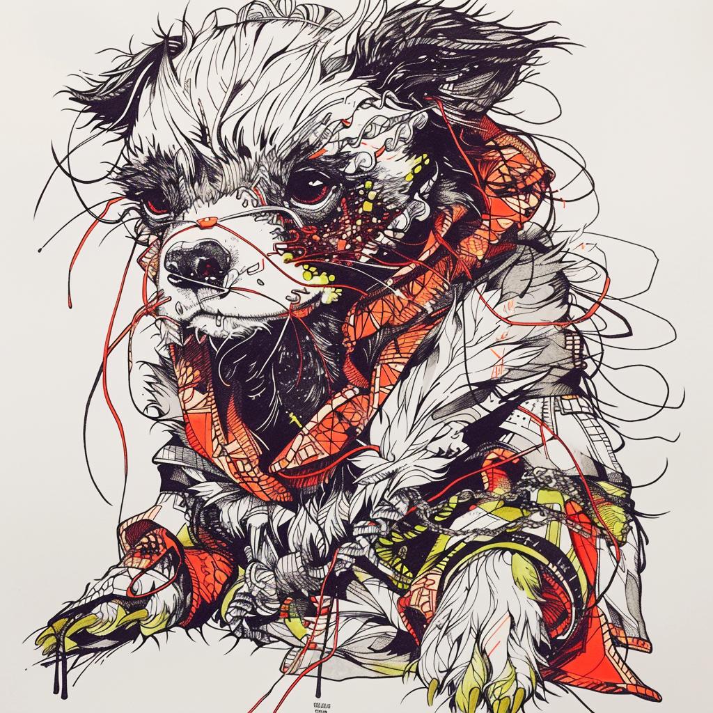 mythical  creature  hybrid  fantastical  dog  monsters  popculture  unique  fantasy  drawing 952440