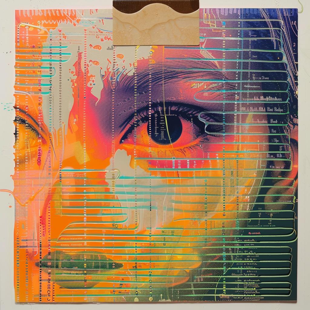 portrait  digital  technology  face  feminine  modern  colorful  abstract  expression  computer 975003