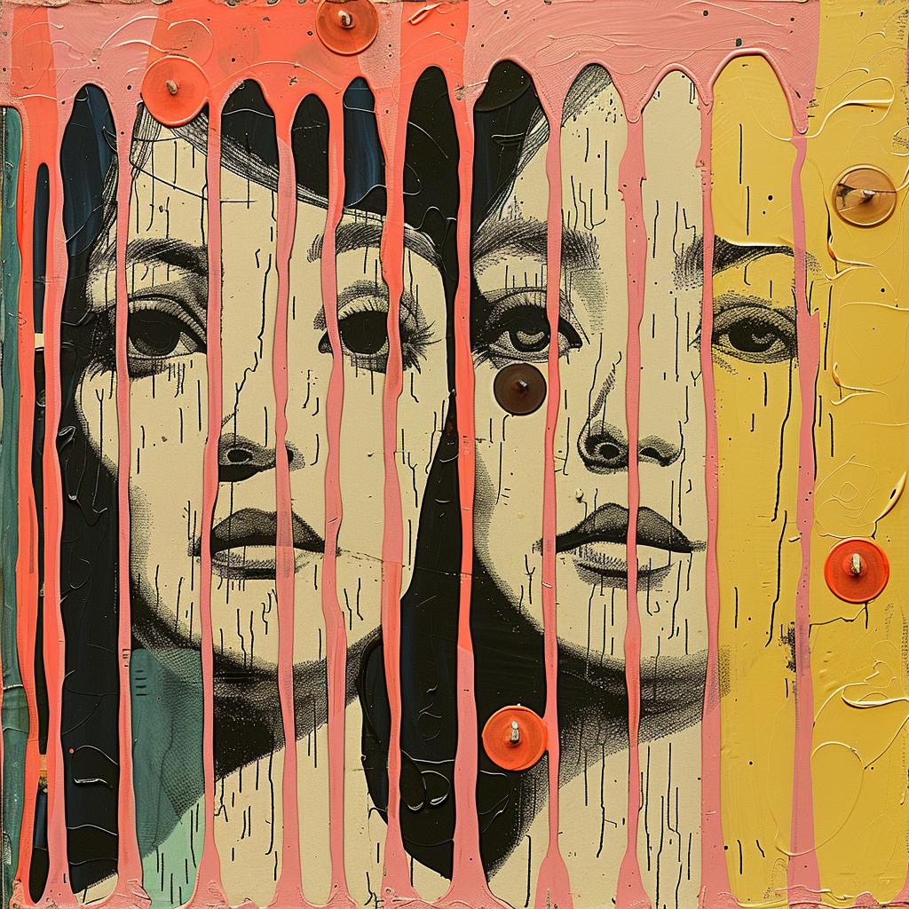 painting  women  faces  colorful  paint  abstract  inspired  encaustic  vivid  art 951188
