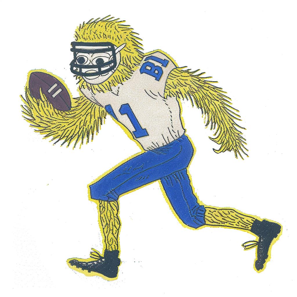 football  player  uniform  helmet  dynamic  running  pose  cartoon  sport  action 940294