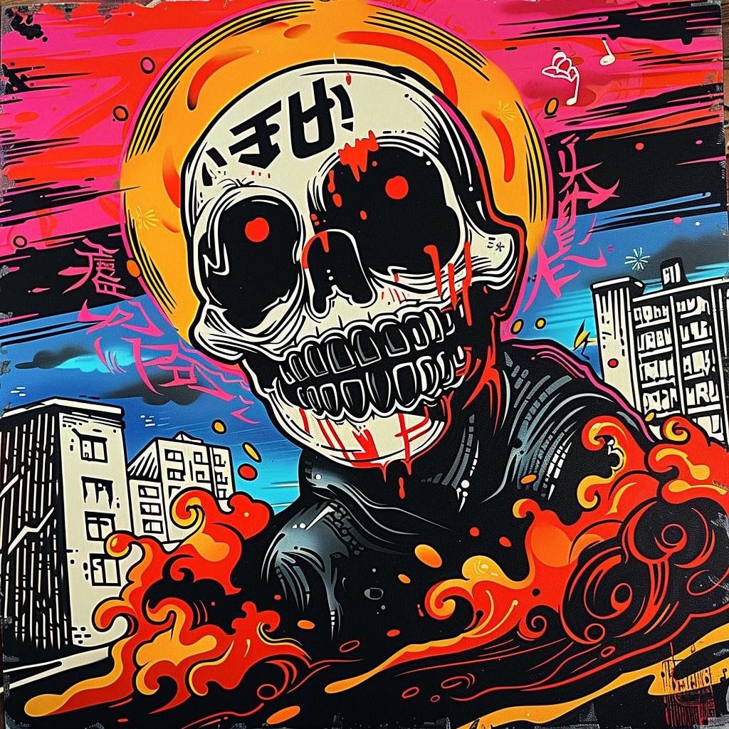 skull  red  face  background  painting  graphic  macabre  art  horror  symbolism 949067