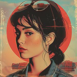 comic  girl  sunglasses  denim  jacket  stylize  art  modern  cool  urban 1061067