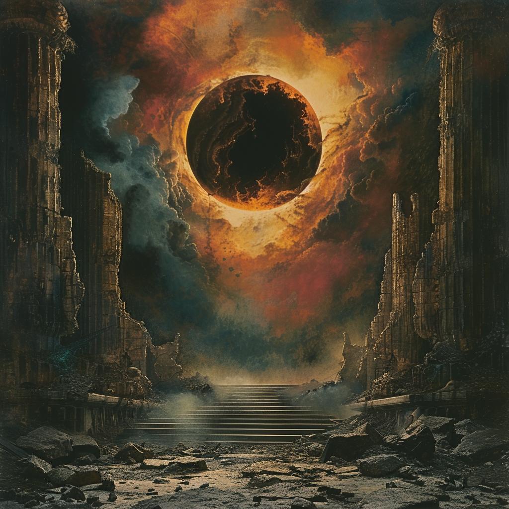 album  cover  art  blacksun  naturalistic  spiritual  occult  rich  technicolor  introspective 975824