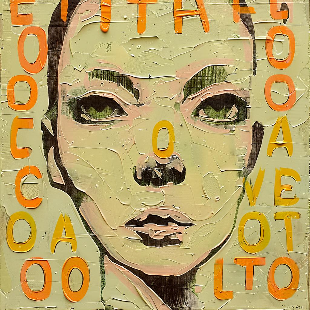 encaustic  woman  positive  message  palette-knife  colorful  modern  artistic  impasto  vibrant 951144