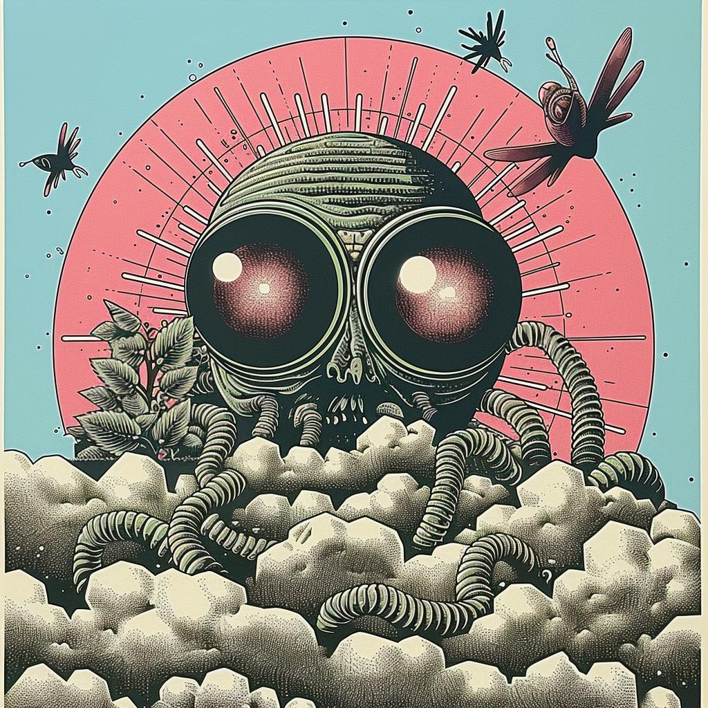 poster  alien  clouds  fantasy  art  illustration  colorful  design  digital  creative 946437