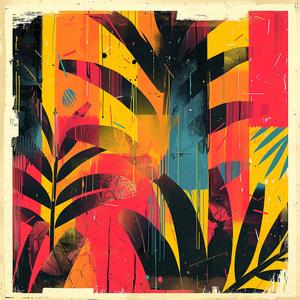 colorblocked  neon  Obey  tropical  vibrant  bold  dynamic  art  simple  tattoo 1078891