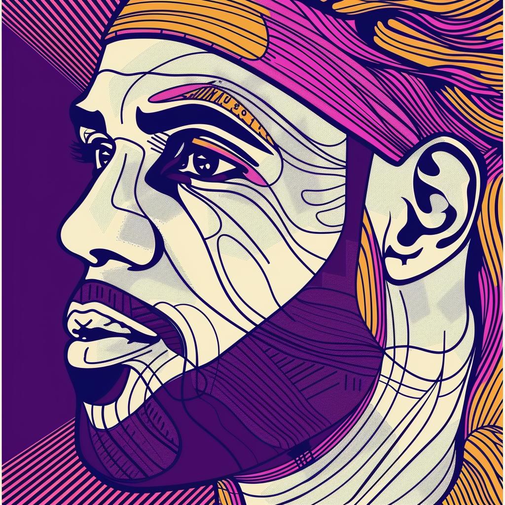 pop  art  LeBron  James  digital  illustration  poster  beard  athlete  colorful 936593