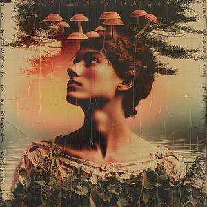 woman  mushrooms  head  whimsical  fantasy  chromolithography  nature  art  portrait  creative 1041195