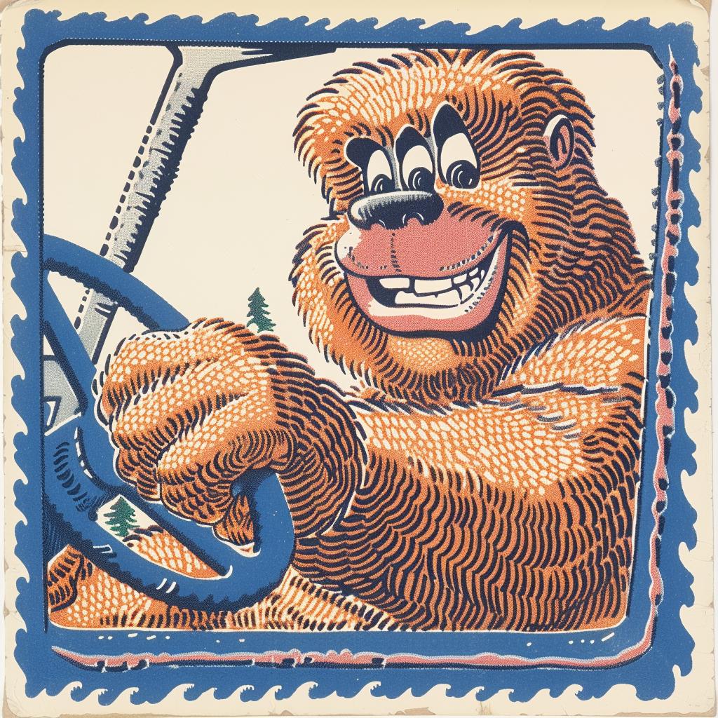 cartoon  bear  car  driving  funny  humor  character  vehicle  pleasure  whimsical 962706