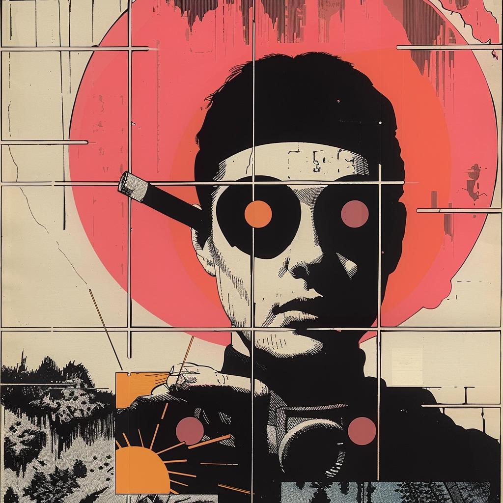 poster  man  sunglasses  sun  graphic  illustration  design  modern  stylized  bold 968339