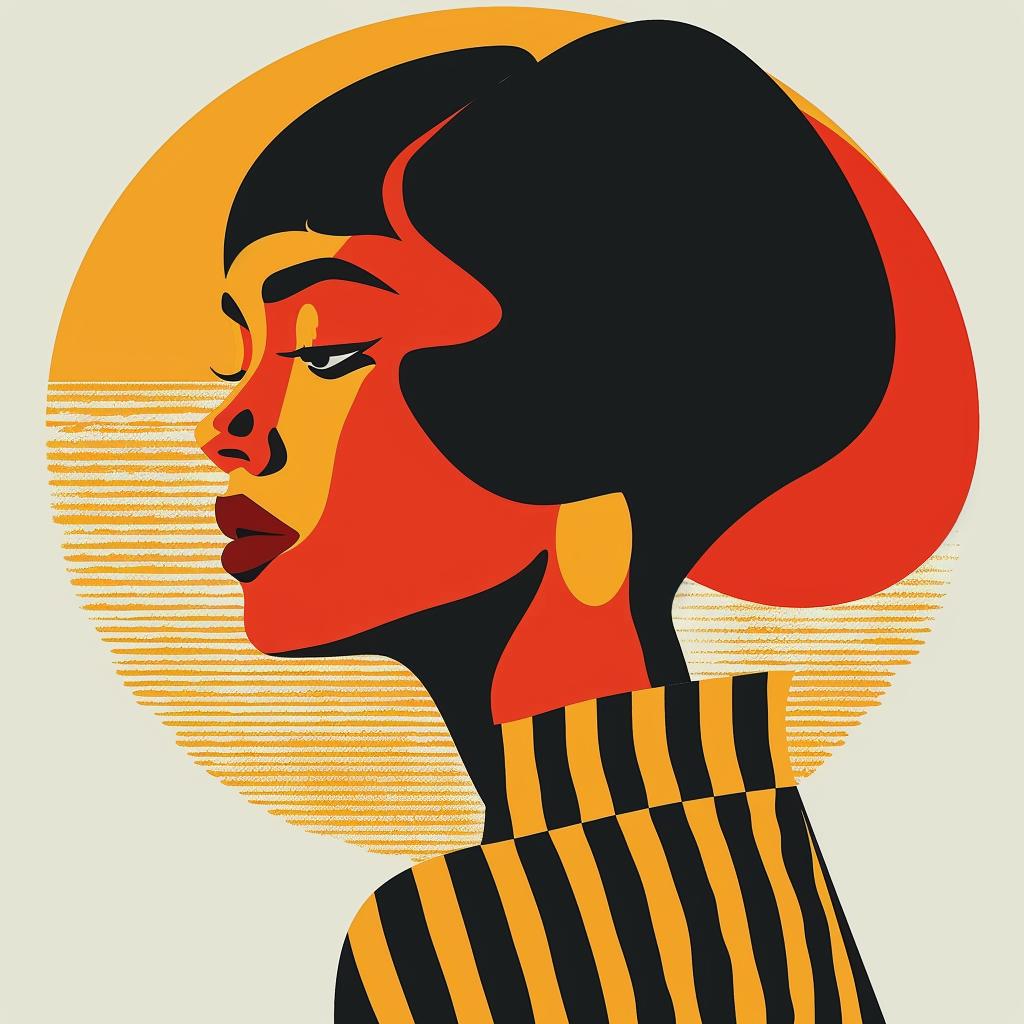 abstract  art  portrait  minimalist  geometric  colorful  modern  elegance  woman  stylish 929380
