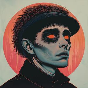 man  red  eyes  painting  surreal  illustration  symbolism  creative  art  visual 1077548