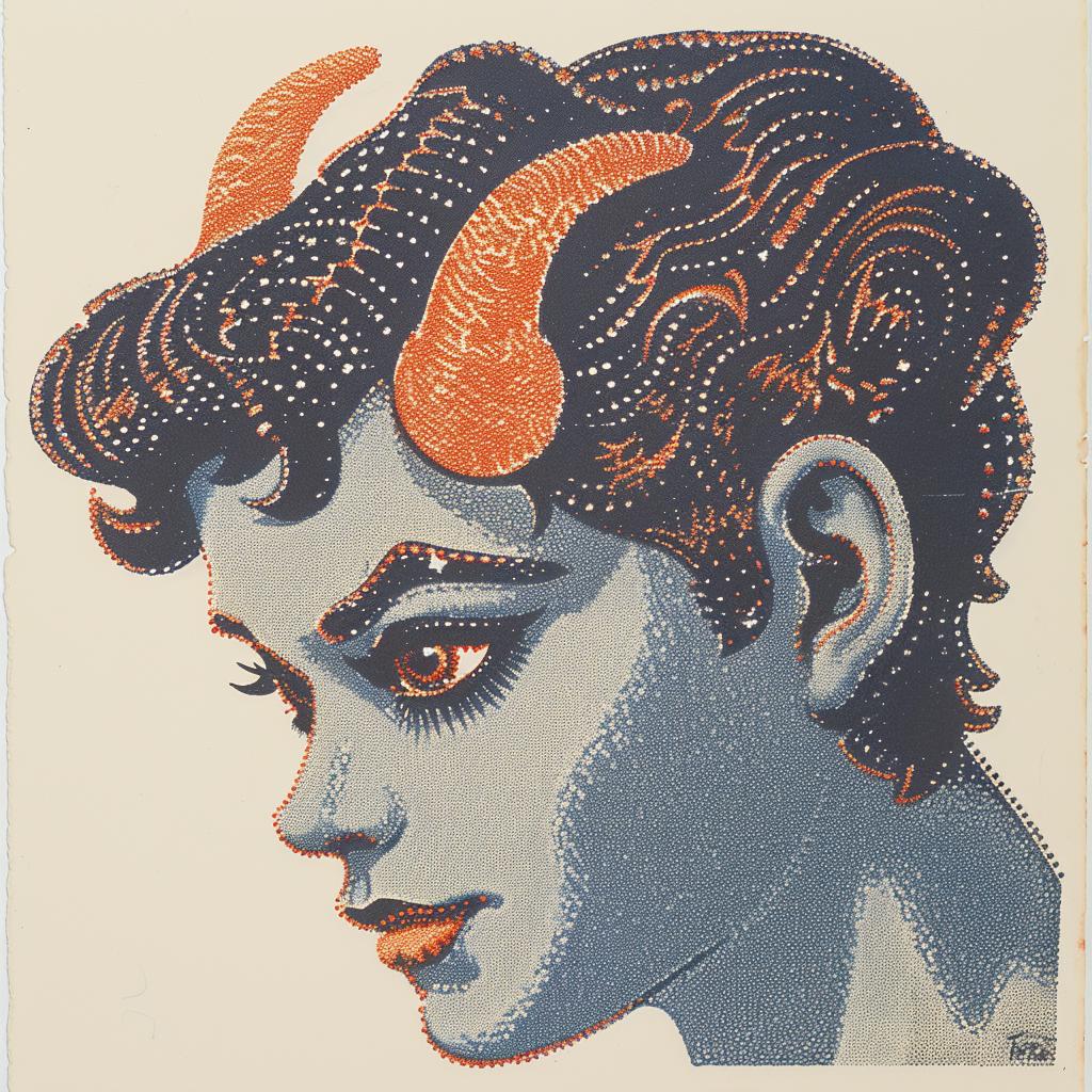 woman  horns  surreal  lighting  glow  volumetric  natural  horror  art  poster 962844