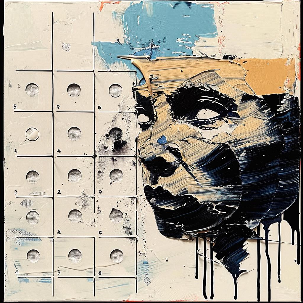 abstract  painting  face  imperfect  palette  knife  textured  art  colorful  design 962333