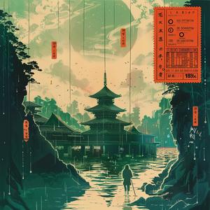 film  poster  Japanese  man  river  landscape  cinema  art  illustration  design 1064884