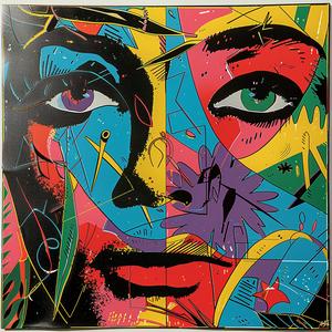 album  cover  surreal  female  colorful  eyes  symbolist  art  chaos  portrait 1078138