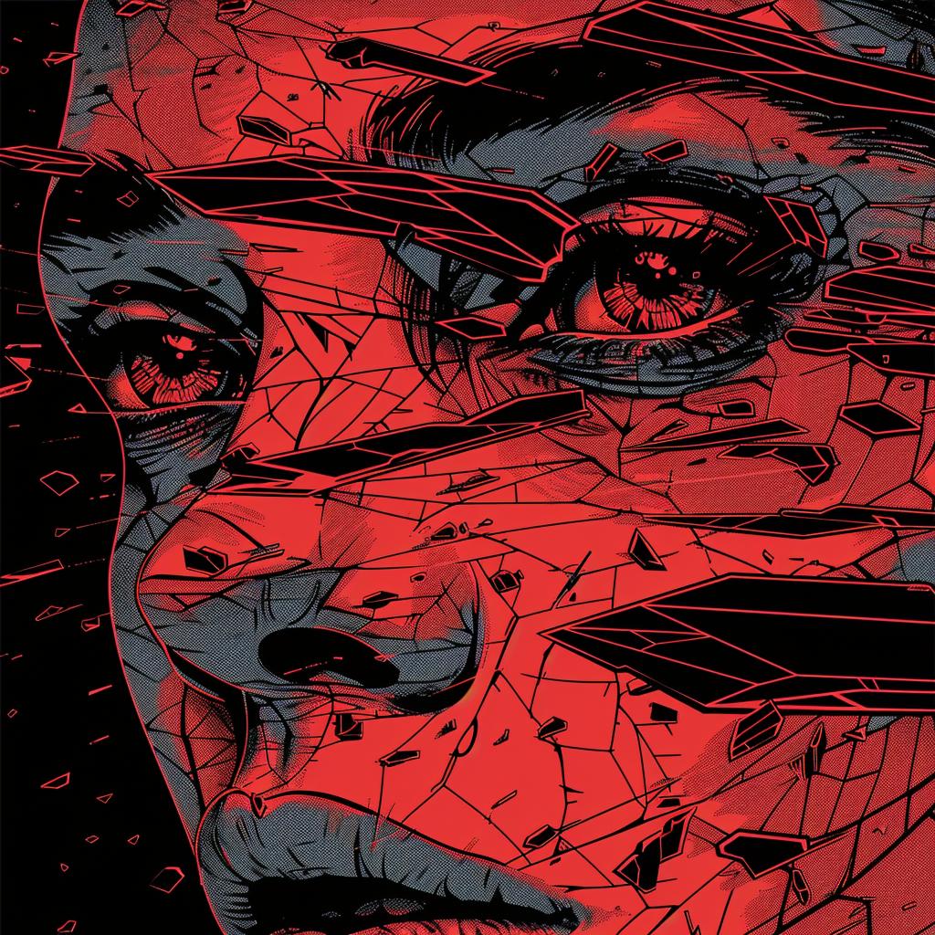 poster  abstract  constructivist  linear  VHS  digital  illustration  shattered  theatrical  fine-detail 1026141
